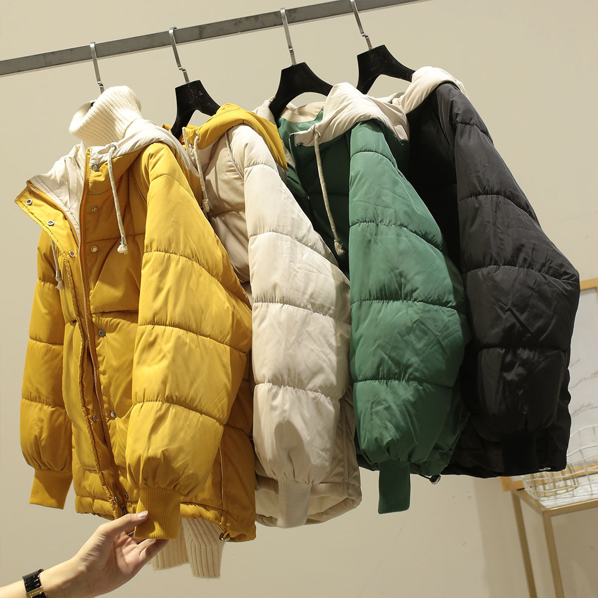 New Down Jacket Hooded Warm Jacket Casual women warm jacket