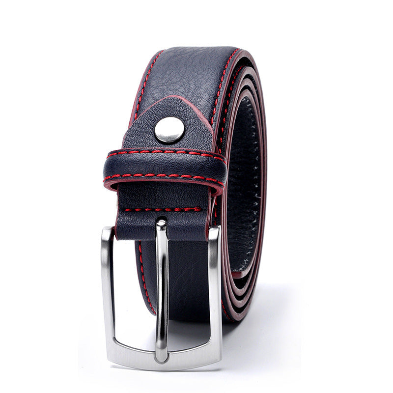 Men's Belt Pin Buckle Leather Leather Leisure Belt