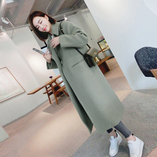 Long coat in Women woolen coat