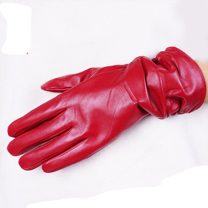 Winter Leather Gloves New Outdoor Gloves