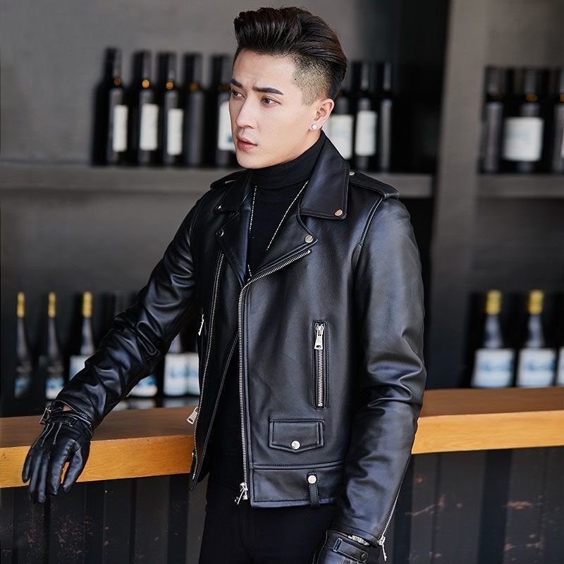 Leather Jacket Motorcycle Leather Jacket For Men