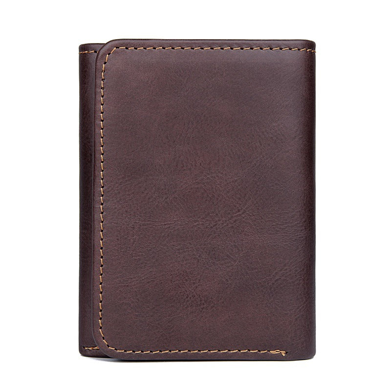 Shielding Wallet Anti-scanning Leather Wallet