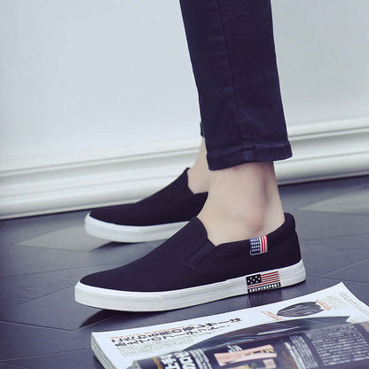 All-match white shoes men canvas shoes