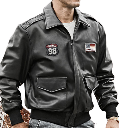 Biker lather jacket