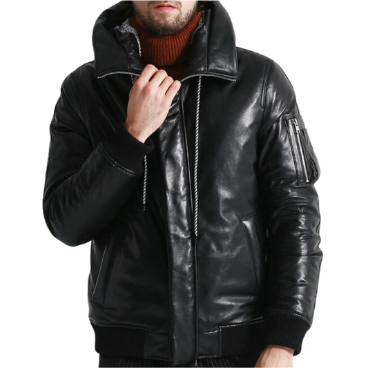 Genuine Leather Jacket for winter