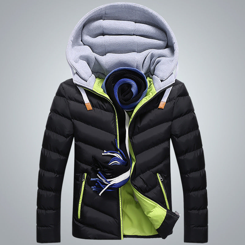 Thick Hooded Down Jacket