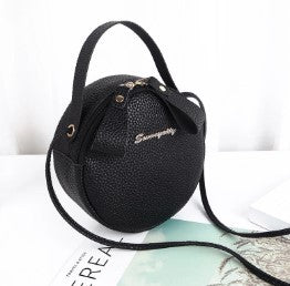 Circular Design Fashion Shoulder Bag Leather Crossbody Messenger Bags Ladies Purse Female Round Handbag