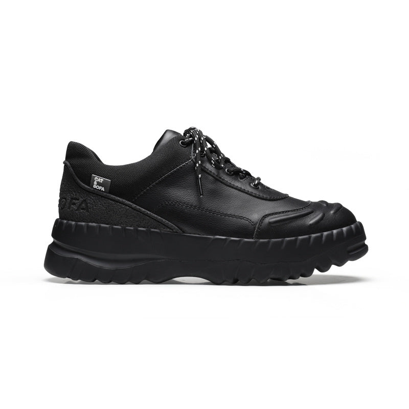 Leather Casual Sports Shoes Increase Leather Shoes Men