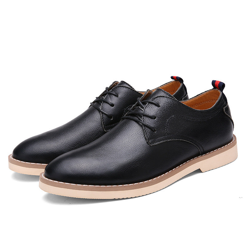 Men's leather shoes casual shoes