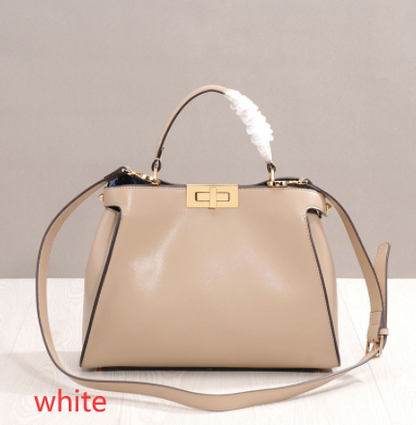 Big Bag White-Collar Fashion New Cat Bag Leather Leather Leather