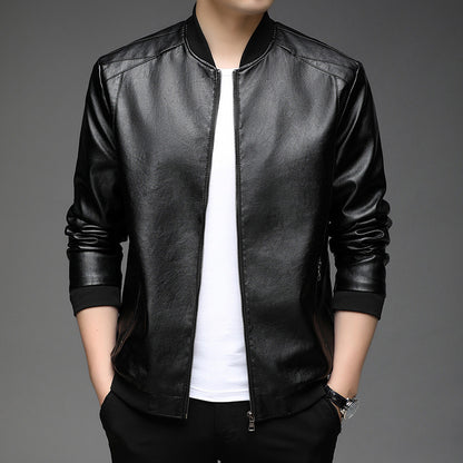 leather jacket for men classic leather jacket warm jacket