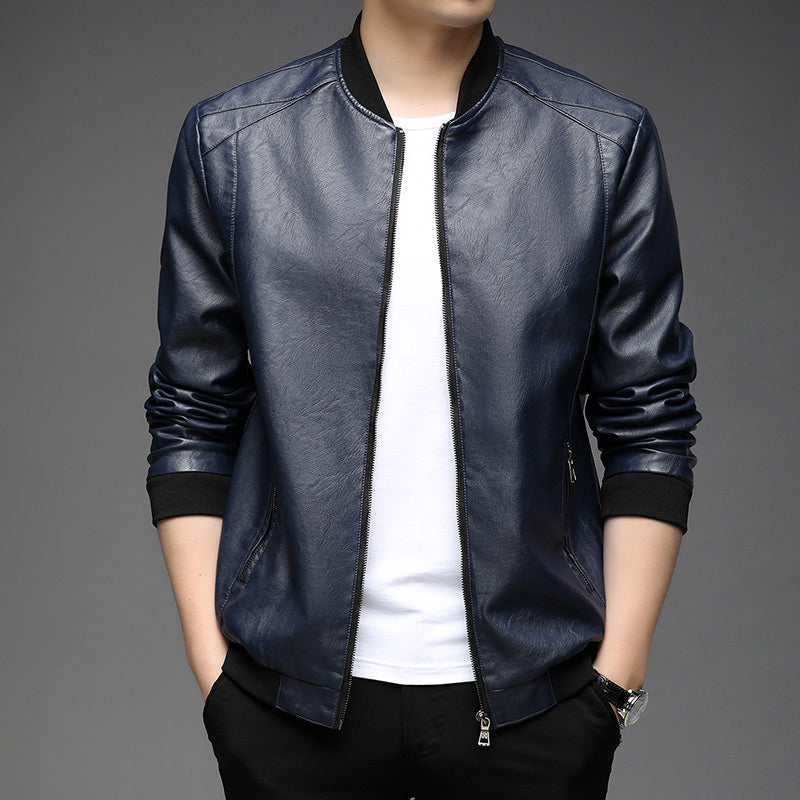 leather jacket for men classic leather jacket warm jacket