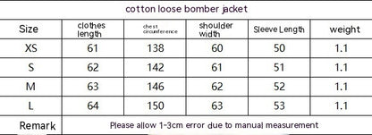 Stand-up Collar Thermal Jacket Cotton-padded Jacket Baseball Uniform