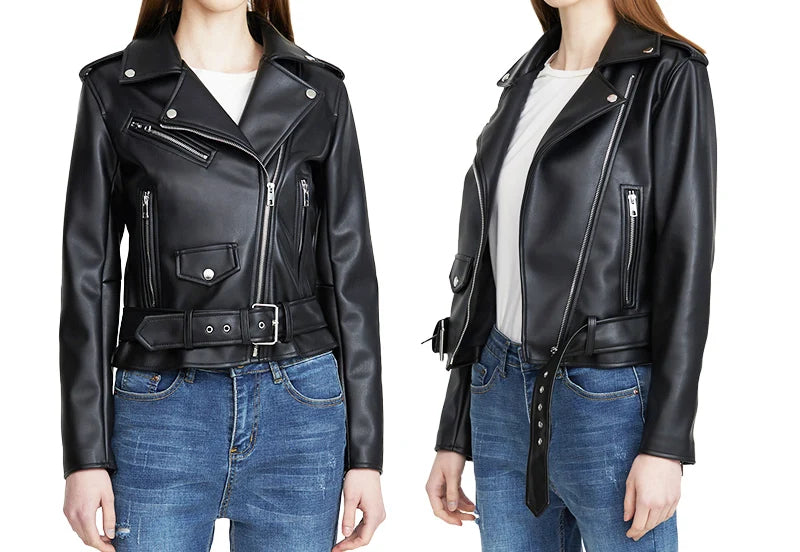 Womens leather jacket