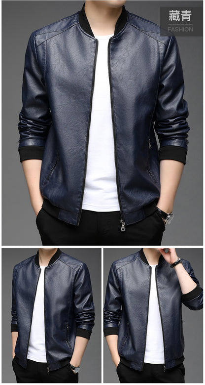 leather jacket for men classic leather jacket warm jacket