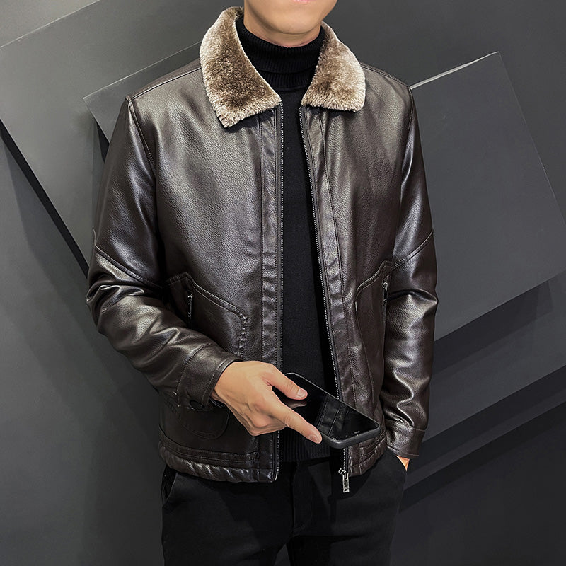 leather jacket for men classic leather jacket stylish jacket